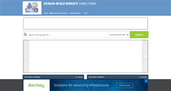 Desktop Screenshot of designbuildinsightdirectory.com